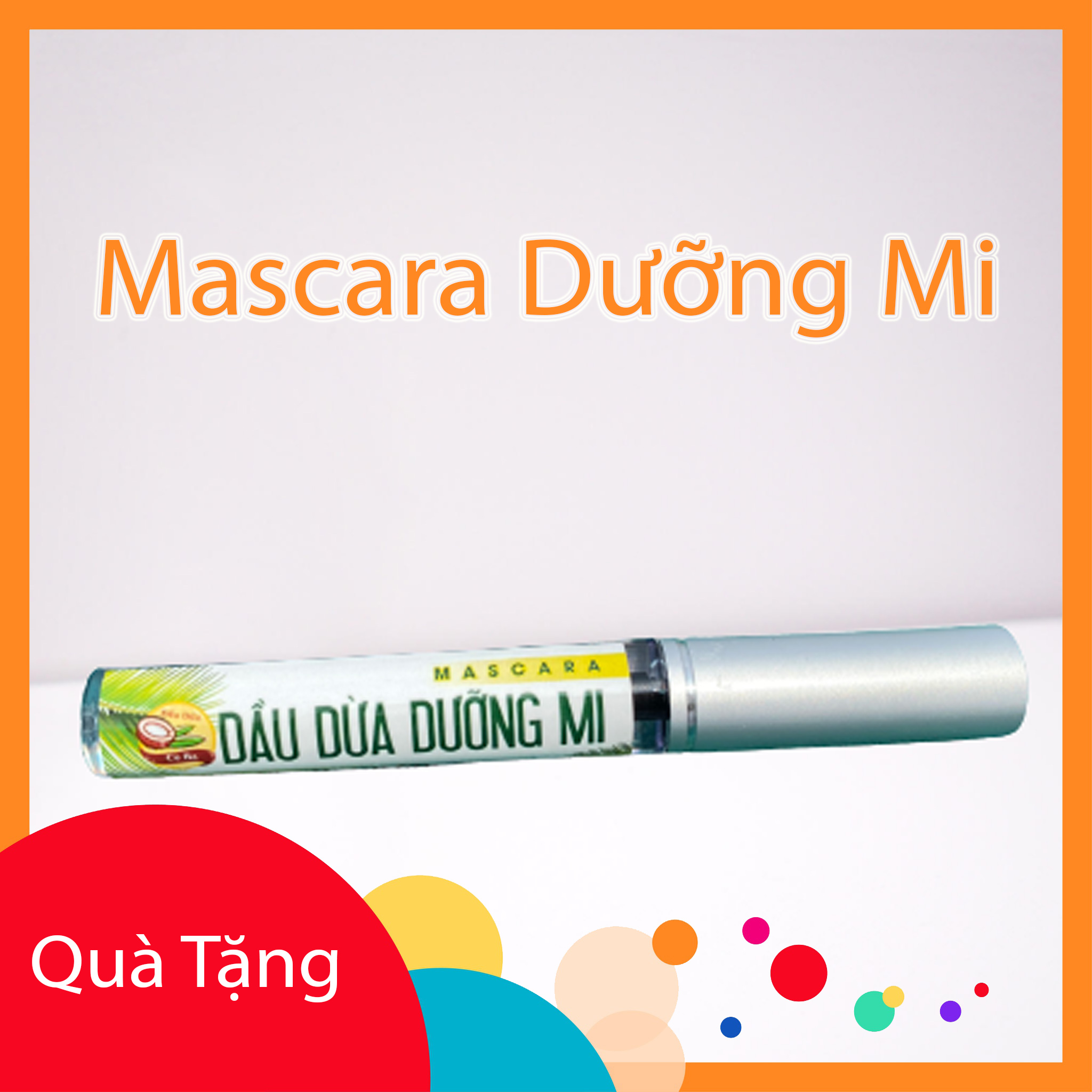 Combo 3 cây Mascara Dầu Dừa Nguyên Chất Dưỡng Mi Mắt Coconut nuôi dưỡng từ gốc đến ngọn, cải thiện tình trạng rụng và dưỡng mi chắc khỏe